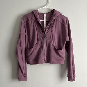 Brand new Lululemon cropped zip up hoodie